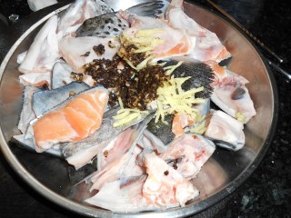 Salmon Head in Black Bean Sauce recipe