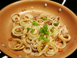 Curry Squid and Onion Rings - Seafood recipe