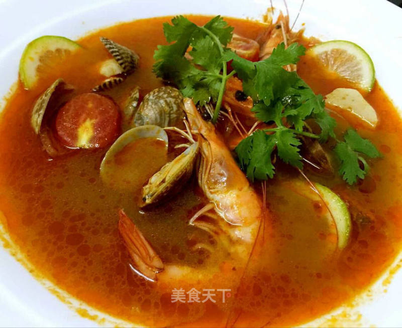 Thai Seafood Tom Yum Goong Soup that You Can Drink at Home-simple and Easy to Operate recipe