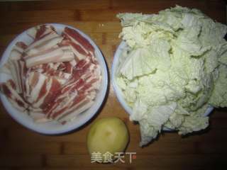 Pork Belly Stewed with Cabbage and Potatoes recipe