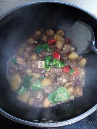 Tea-flavored Chestnut Chicken recipe