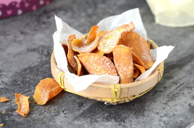 Fried Sweet Potato Chips recipe