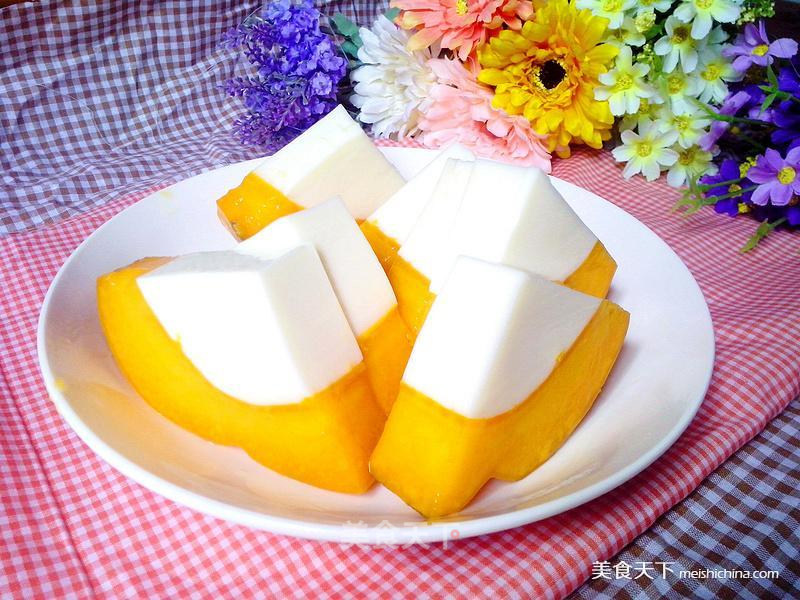 A Good Artifact for Beauty and Breast Enhancement-papaya Milk Jelly recipe