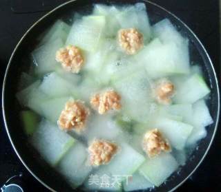 Refreshing Winter Melon Meatball Soup recipe