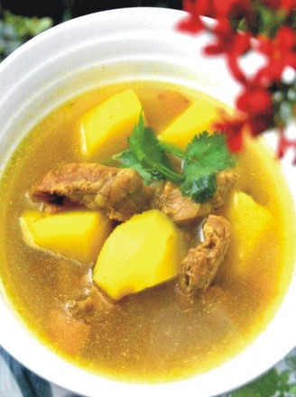 Curry Potato Beef Brisket Soup recipe