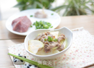 Summer Vegetables are The Most Detoxifying---stir-fried Sliced Pork with Gourd recipe