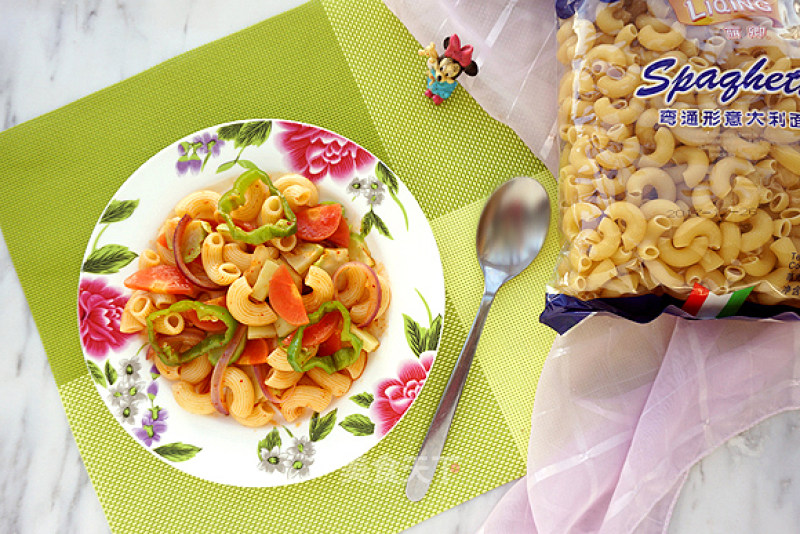 #花样美食# Spicy Macaroni recipe