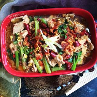 Poached Bean Skin Pork Slices recipe