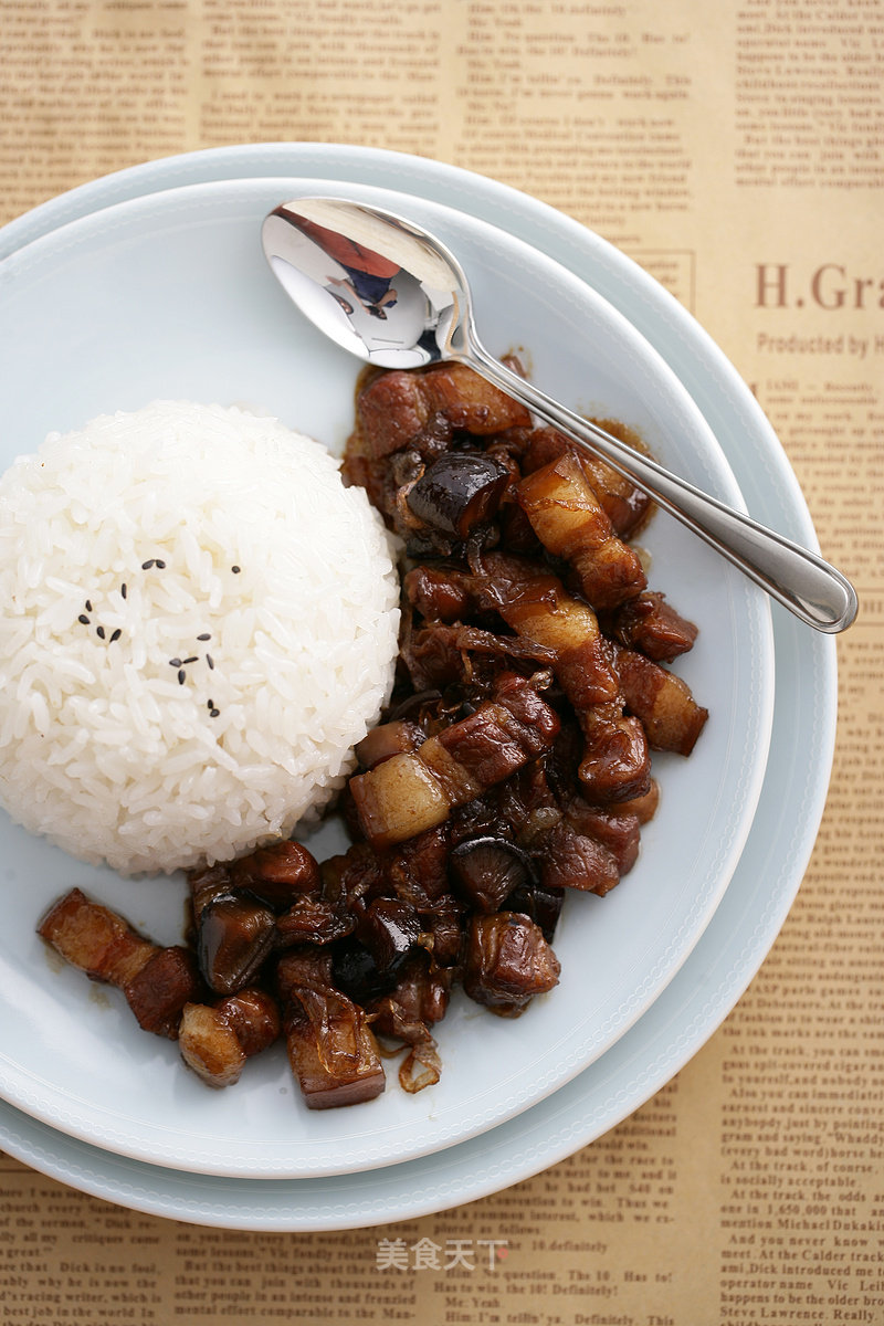 Braised Pork on Rice recipe