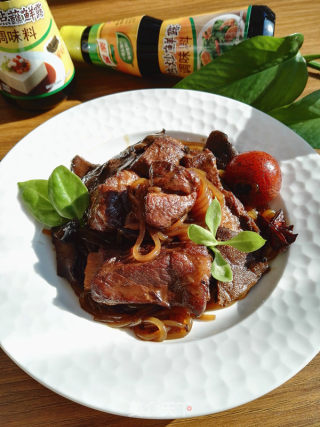 Stewed Pork Ribs with Mushroom Vermicelli recipe