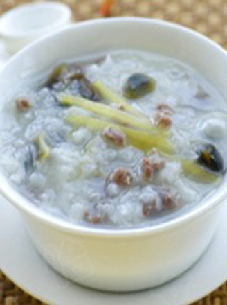 Congee with Preserved Egg and Lean Meat recipe