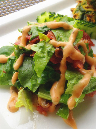 Mushroom Bacon Salad recipe