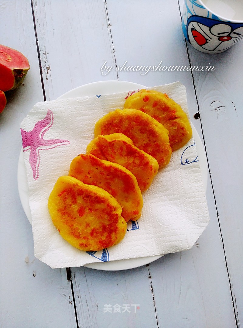 Baby Corn Carrot Cake recipe