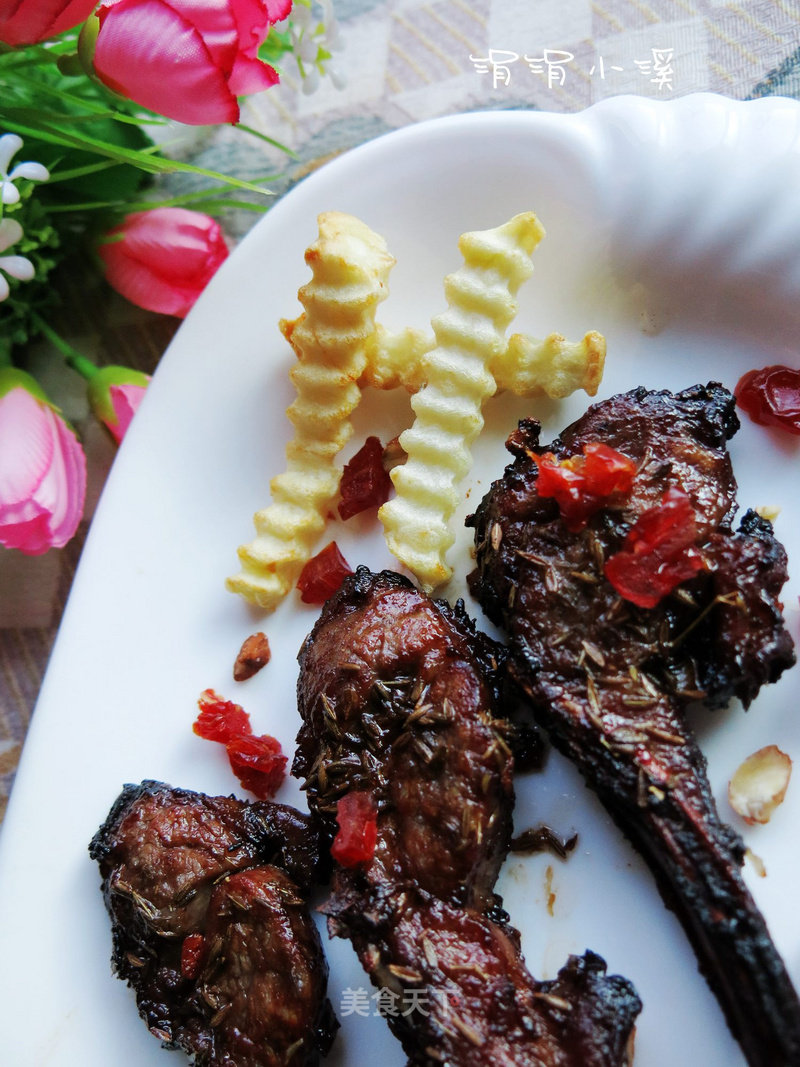 Air Fryer Version Grilled Lamb Chops recipe