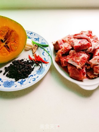 Pumpkin Steamed Spare Ribs recipe