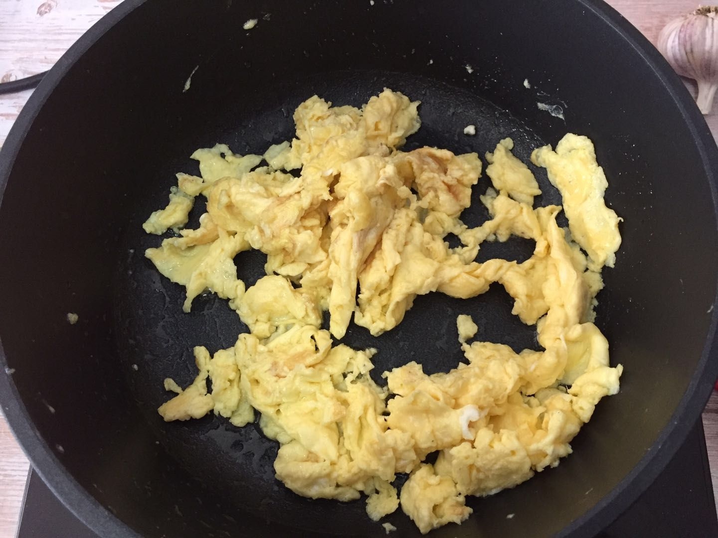 Scrambled Eggs with Shrimp Paste recipe