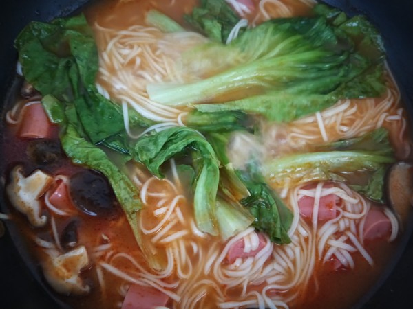 Noodles with Tomato Soup recipe