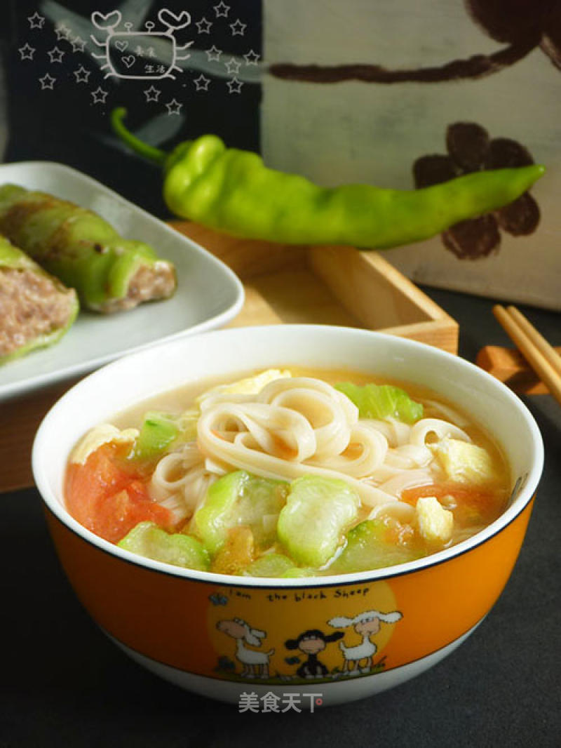 Tomato and Egg Noodles recipe