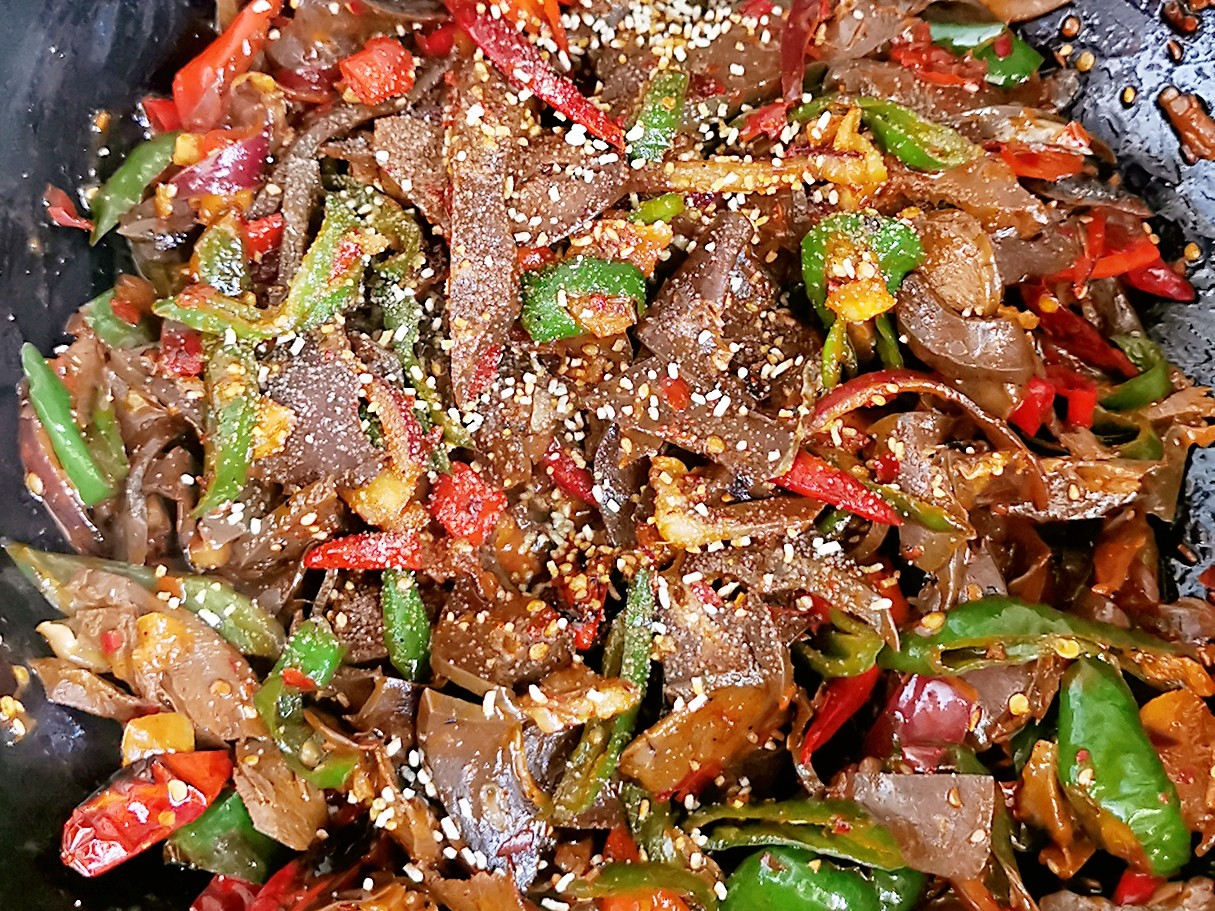 Spicy Stir-fried Heart and Lungs recipe