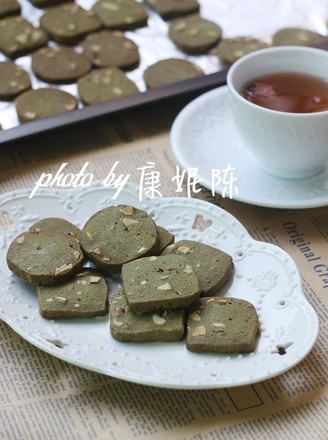 Matcha Almond Cookies recipe