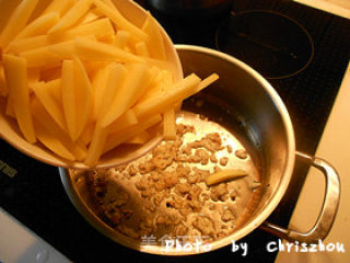 Sword Bean and Potato Chips---vegetarian Hot Stir-fry recipe