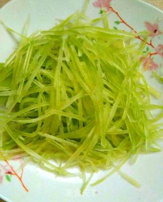 #夏懒人饭# Lettuce Shreds with Cold Salad recipe