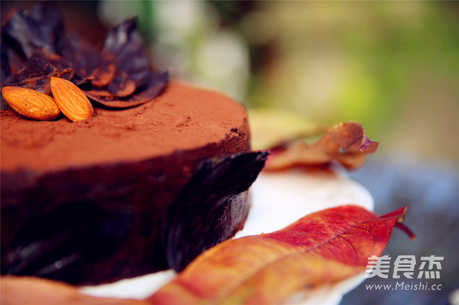 Chocolate Fallen Leaves Cake recipe