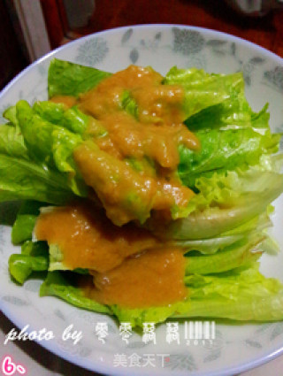 Mixed Lettuce with Tahini Sauce recipe