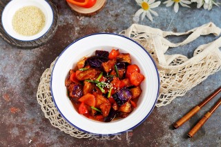 Sweet and Sour Eggplant recipe