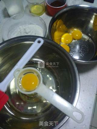 Eight-inch Latte Chiffon Cake recipe