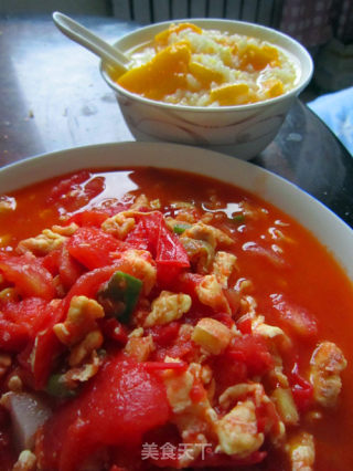 Scrambled Eggs with Tomatoes recipe