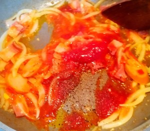 In "late Night Canteen", this Dish Made Many Audiences Drool ~ Naples Pasta recipe