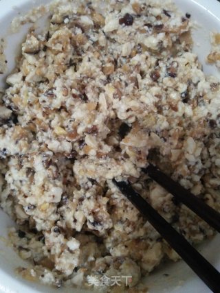 Steamed Mushroom Tofu Meatballs recipe