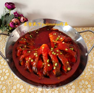 New Year's Feast-creative Tomato Red Fish recipe