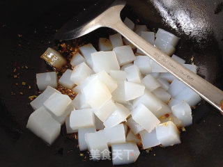 Stir-fried Jelly with Black Bean Sauce recipe