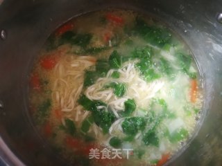 Xiaobaicai Millet Noodles: Fragrant! recipe