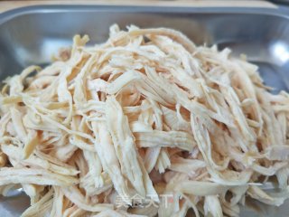 Shredded Chicken with Green Onion recipe