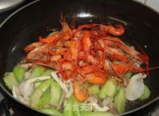 Shrimp Loofah recipe