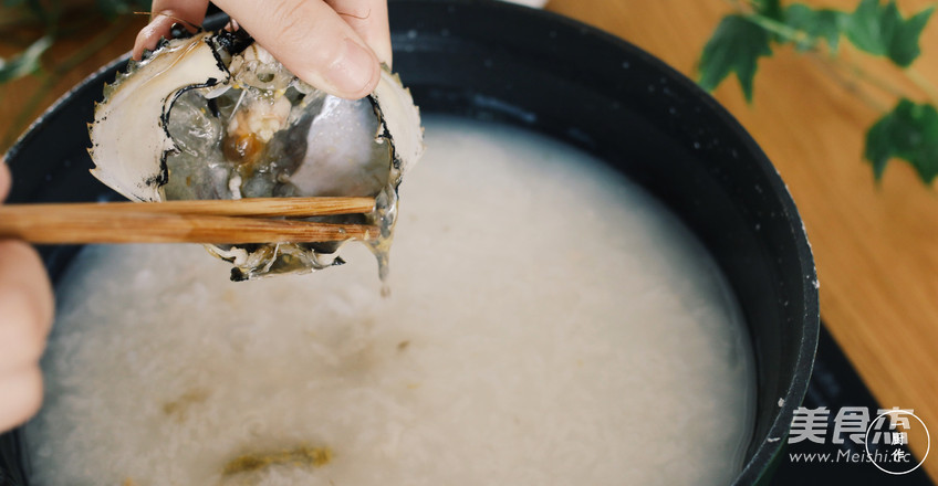 This Step is The Key to Cooking Crab Porridge that Will "flower" recipe