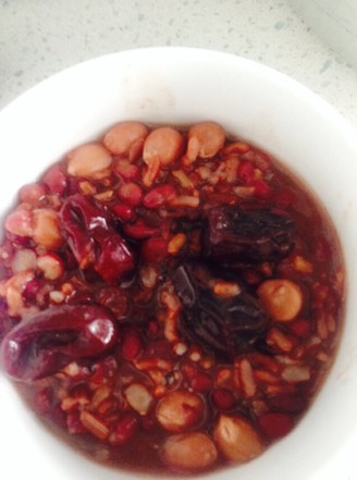 Red Beans, Red Rice, Red Dates, Peanut Porridge