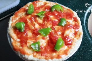 Sweet and Sour Cuttlefish Pizza recipe