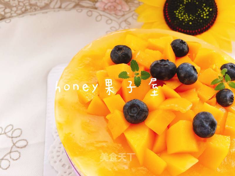 Mango Flow Heart Cheesecake recipe