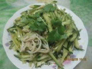 Cucumber and Enoki Mushroom recipe