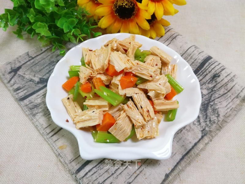 Celery Mixed with Yuba Mixed recipe