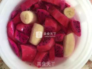 Red Dragon Fruit Banana Fresh Enzyme recipe