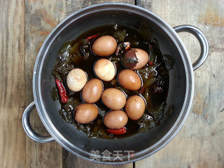 Create Classic and Unforgettable Lixia Eggs = Spiced Tea Eggs recipe