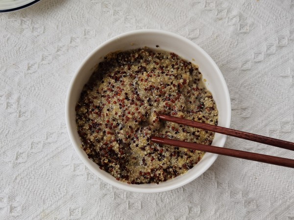 Walnut Oil Quinoa Shrimp Fried Rice recipe