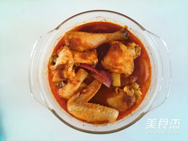 Hometown Chicken Curry-making Hometown Dishes in Guangbo Oven recipe