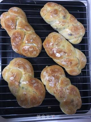 Dried Cranberry Braid Bun recipe
