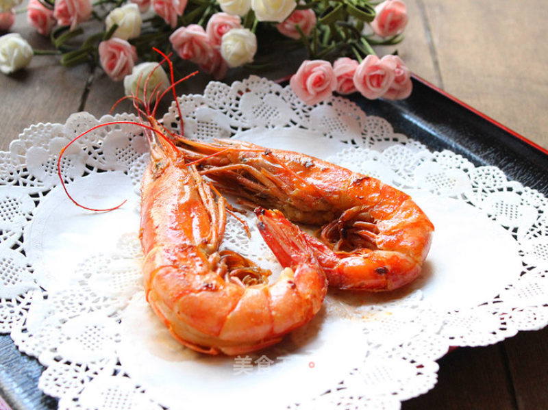 Salt-fried Argentine Red Shrimp recipe